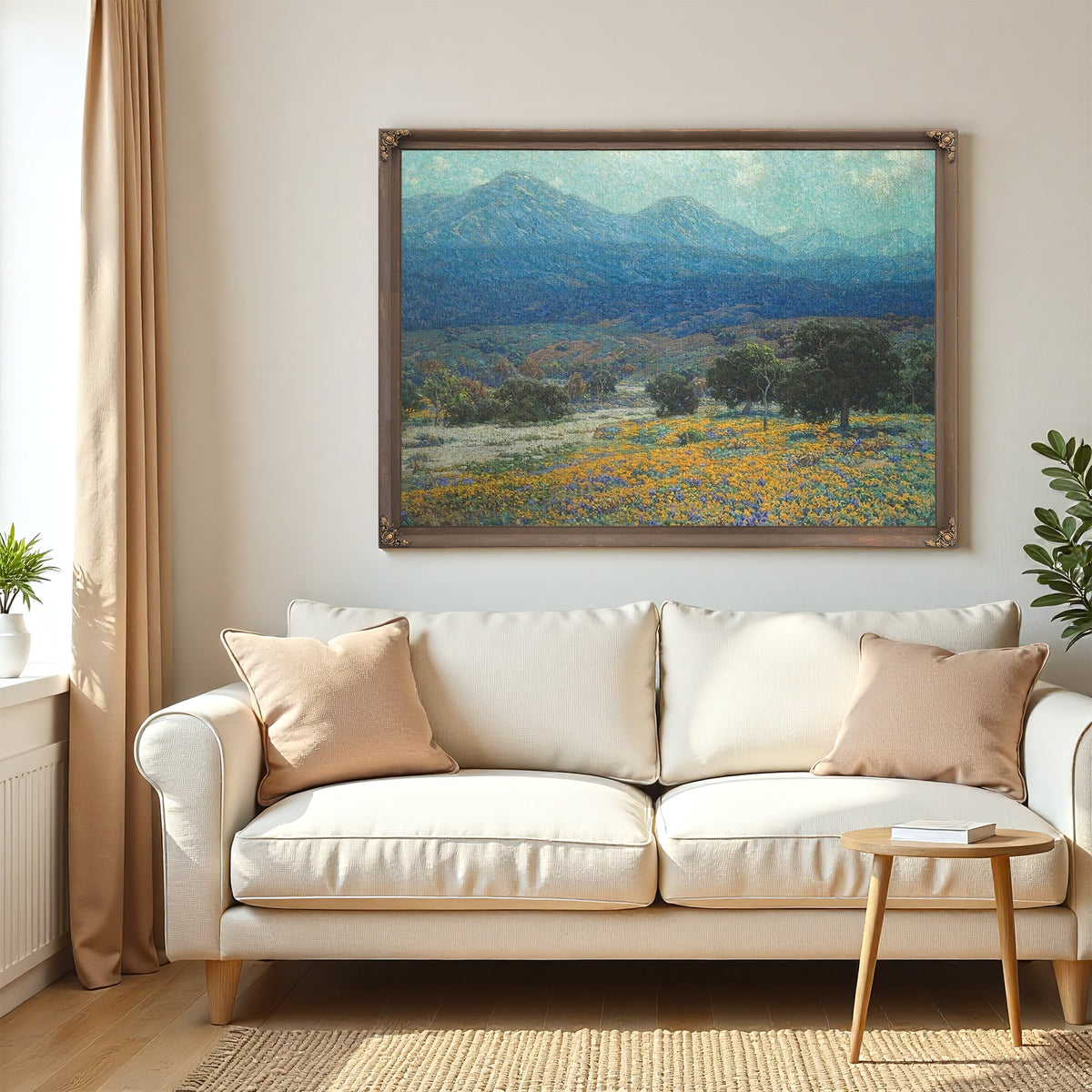 California Poppy Field By Granville Seymour Redmond