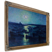 Camaret Moonlight And Fishing Boats by Maximilien Luce