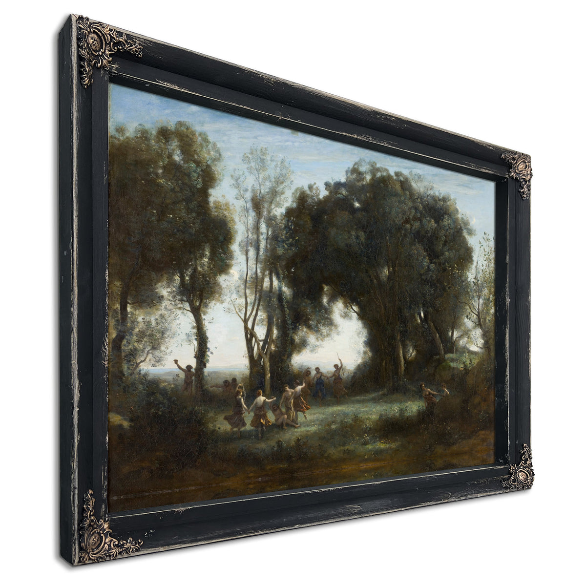 A Morning Dance the Nymphs By Camille Corot