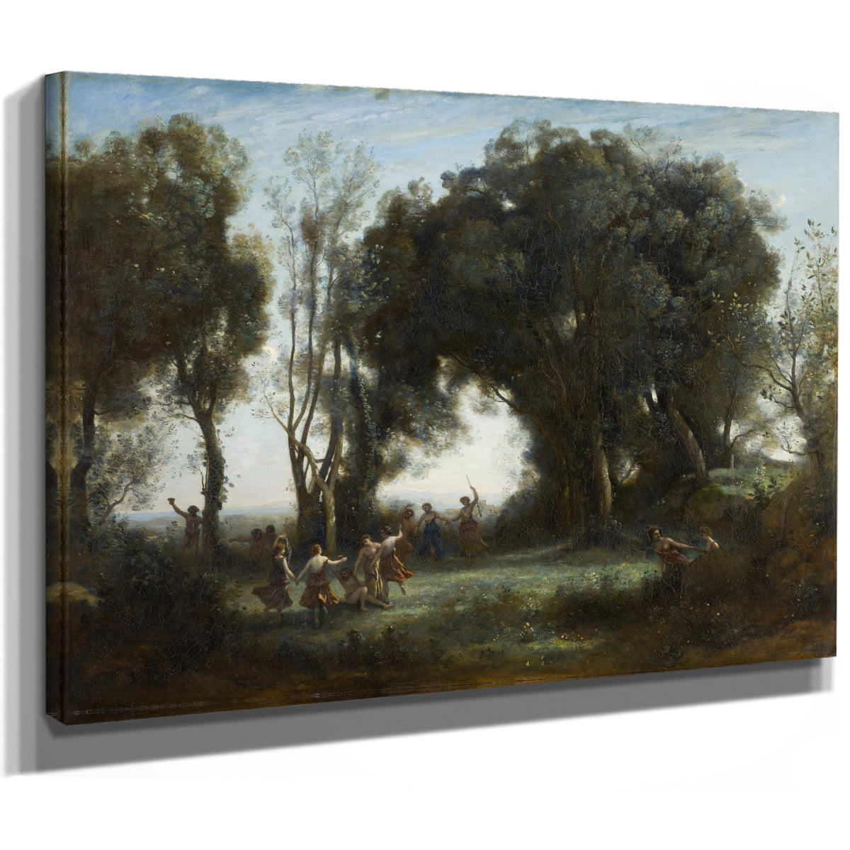 A Morning Dance the Nymphs By Camille Corot