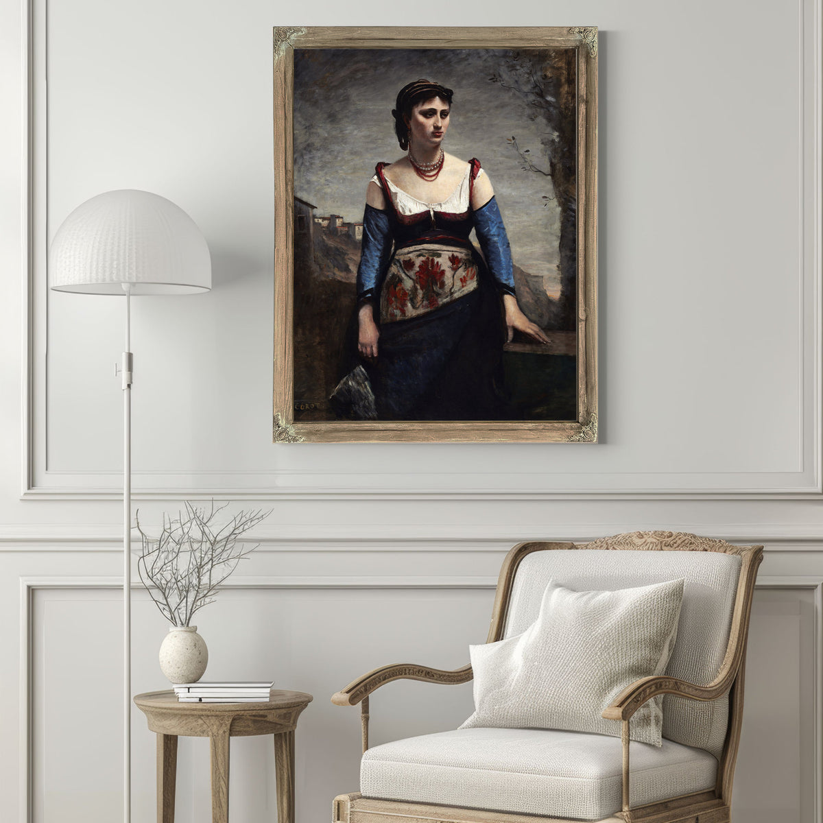Agostina By Camille Corot
