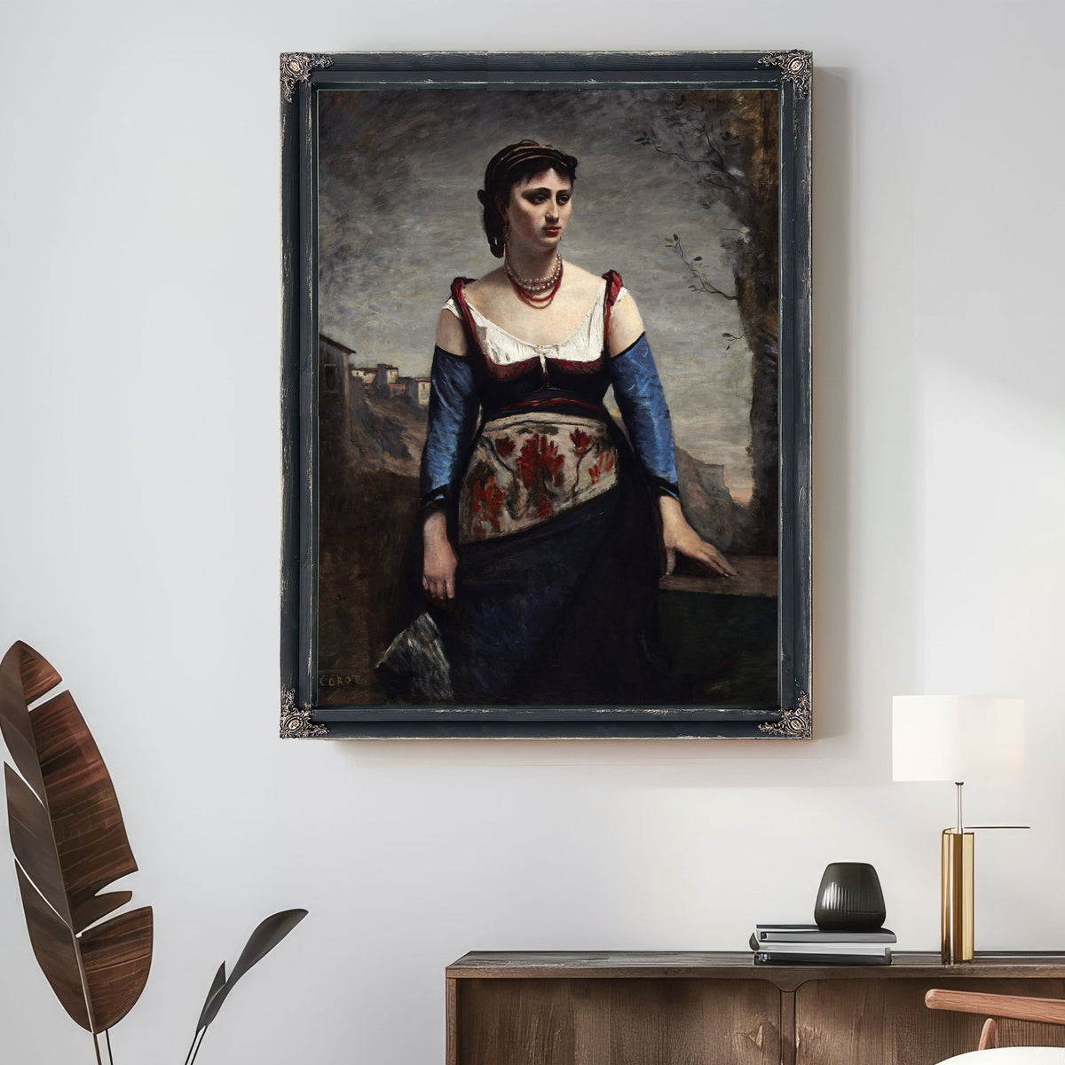 Agostina By Camille Corot