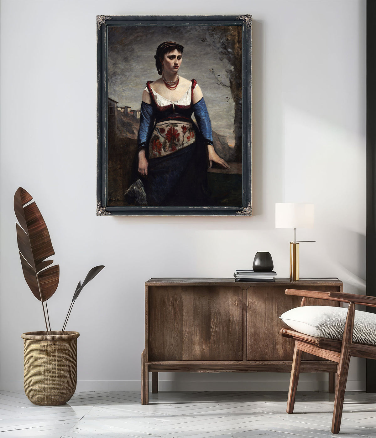 Agostina By Camille Corot