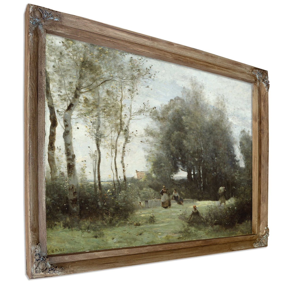 Arleux Palluel Bridge Trysts By Camille Corot