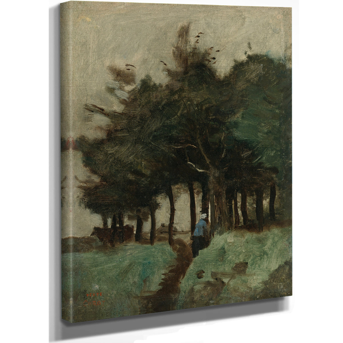Boulogne Sur Mer Sentier Creux Domine 02 By Camille Corot