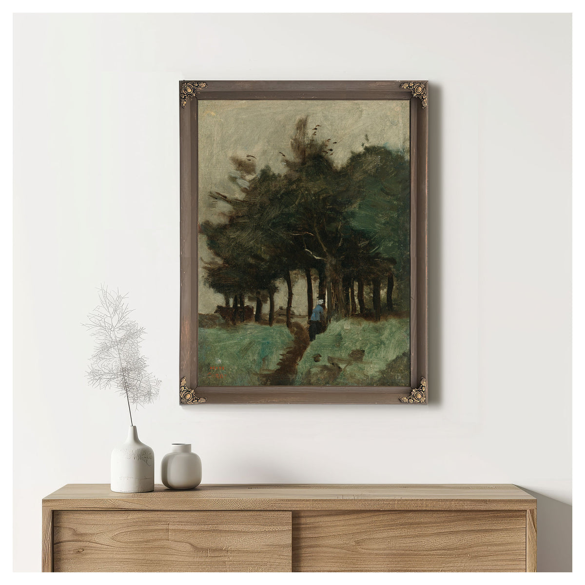Boulogne Sur Mer Sentier Creux Domine 02 By Camille Corot