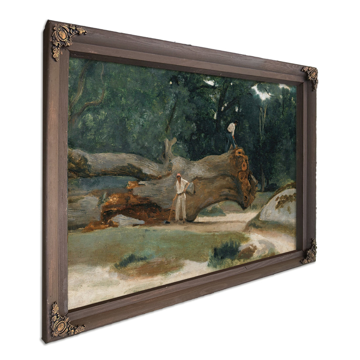 Bucherons By Camille Corot
