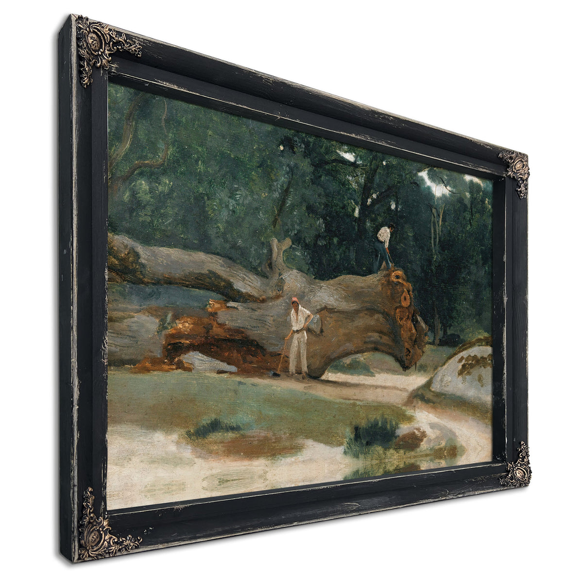 Bucherons By Camille Corot