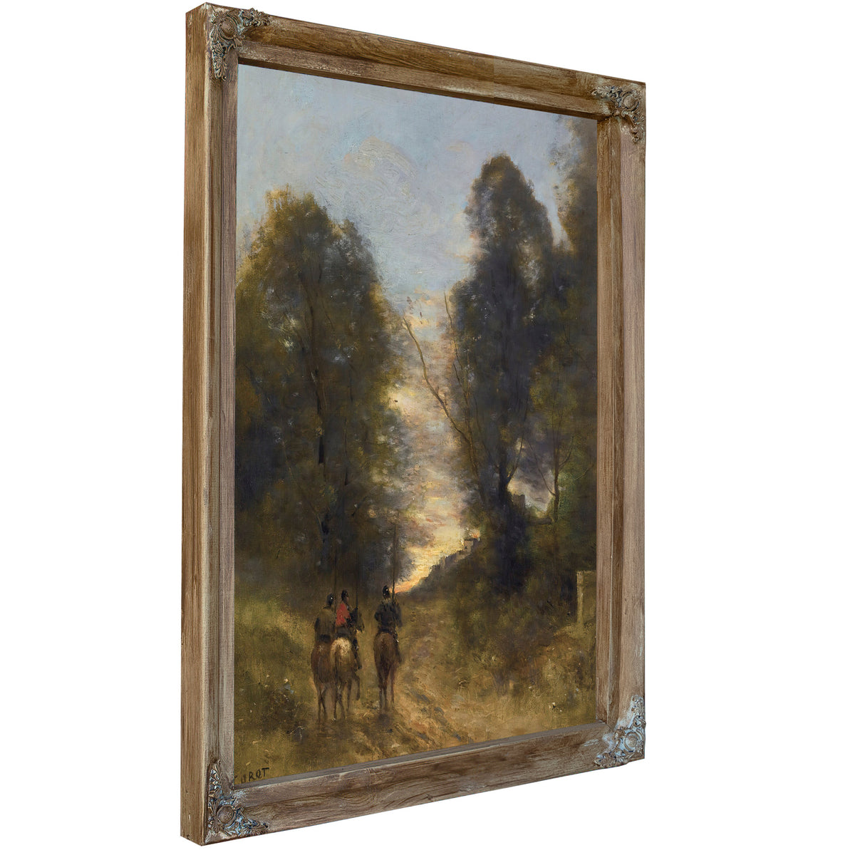 Cavaliers Gaulois Dans Un Paysage By Camille Corot