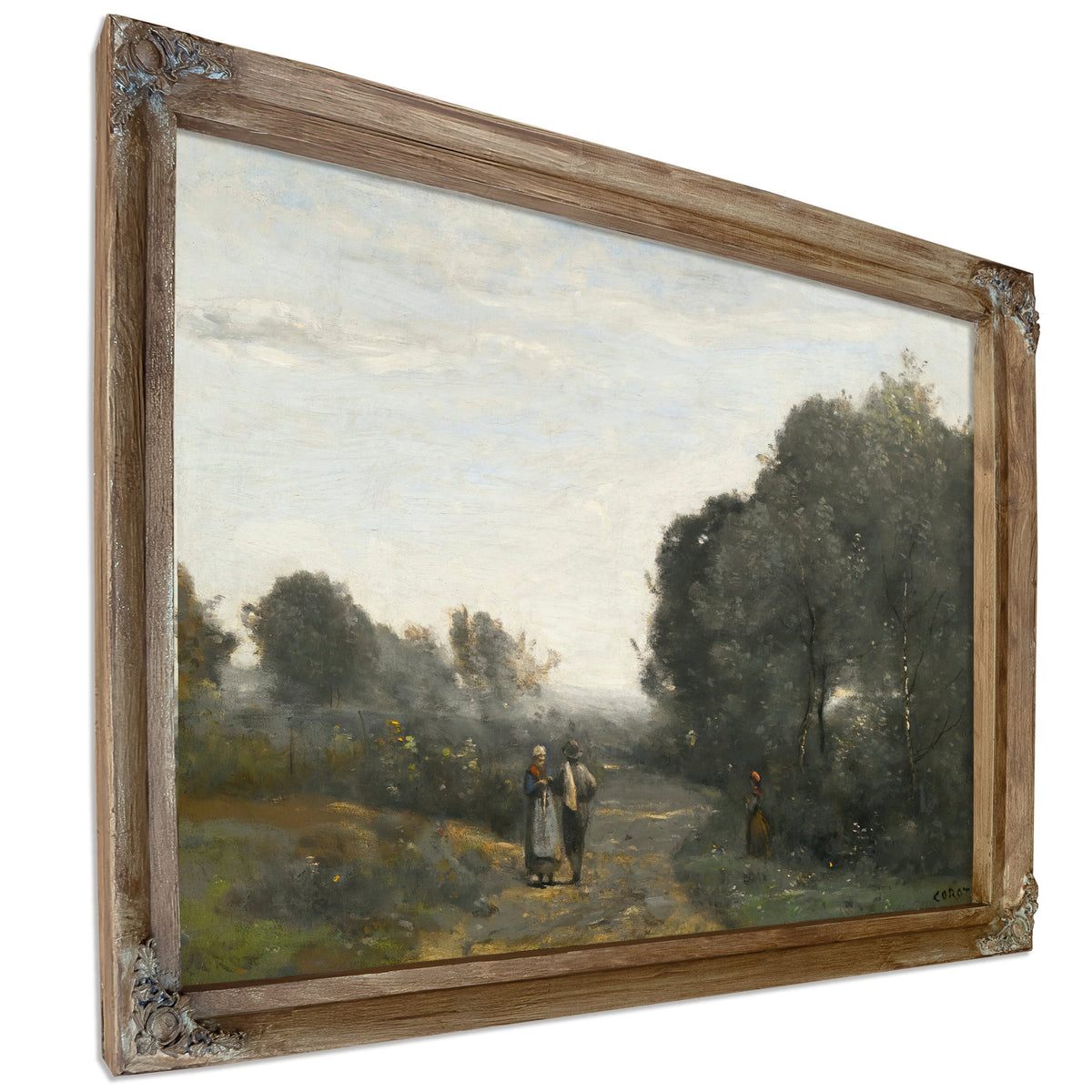 Chaville le Matin Au Printemps By Camille Corot
