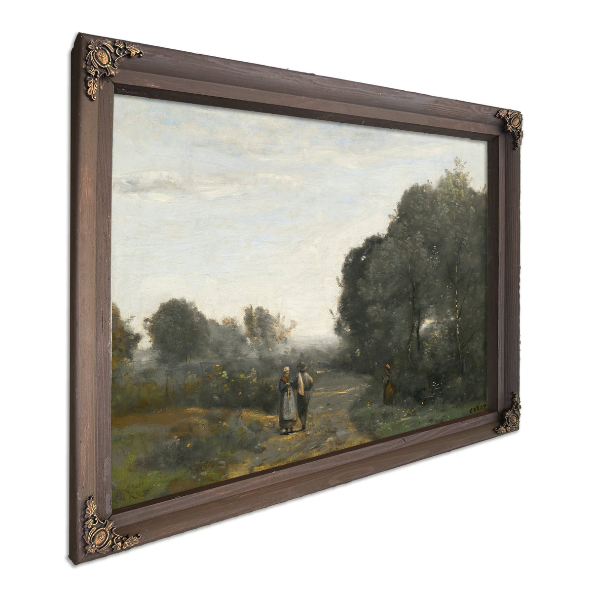 Chaville le Matin Au Printemps By Camille Corot