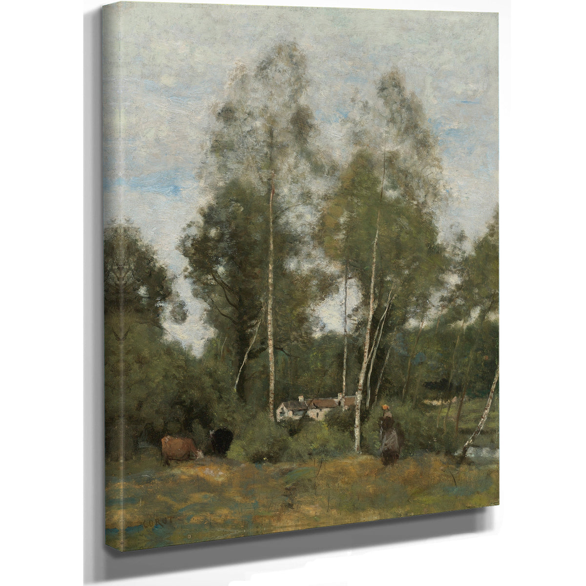 Clairiere du Bois Pierre Aux Evaux By Camille Corot