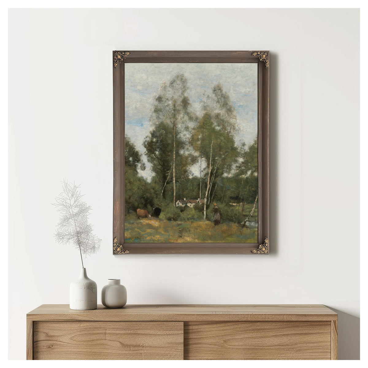 Clairiere du Bois Pierre Aux Evaux By Camille Corot