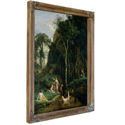 Diana Actaeon Diana Surprised Her Bath By Camille Corot
