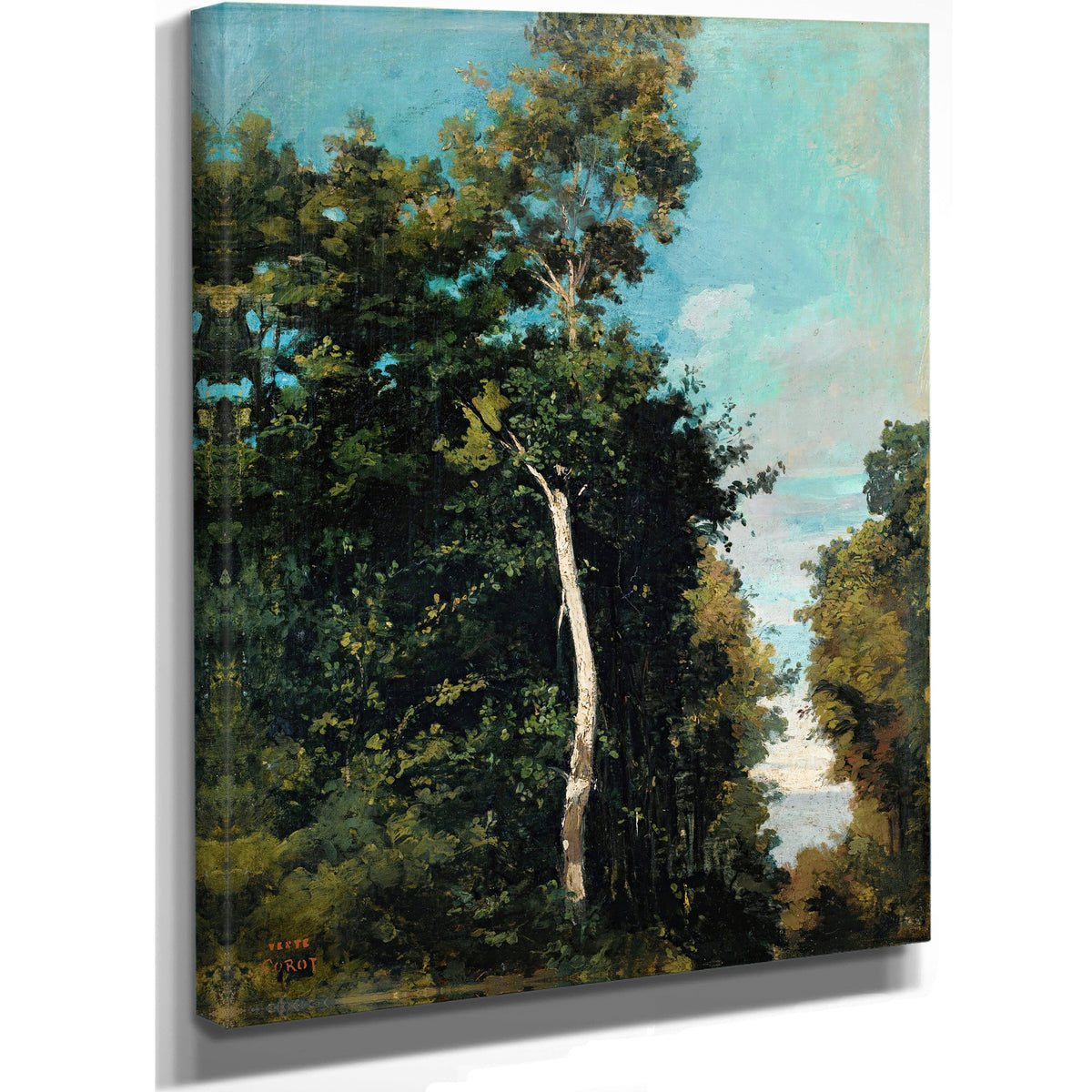 Forest the Grace Coast Honfleur By Camille Corot