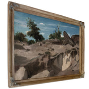 Foret de Fontainebleau Au Plateau By Camille Corot
