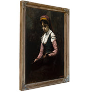 Girl Mandolin By Camille Corot