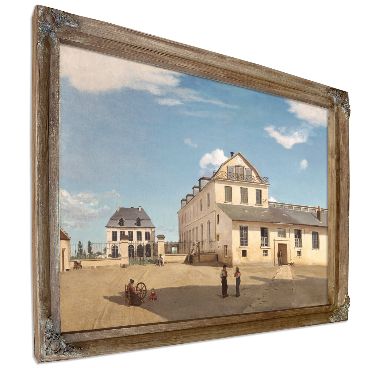 House Factory Monsieur Henry By Camille Corot