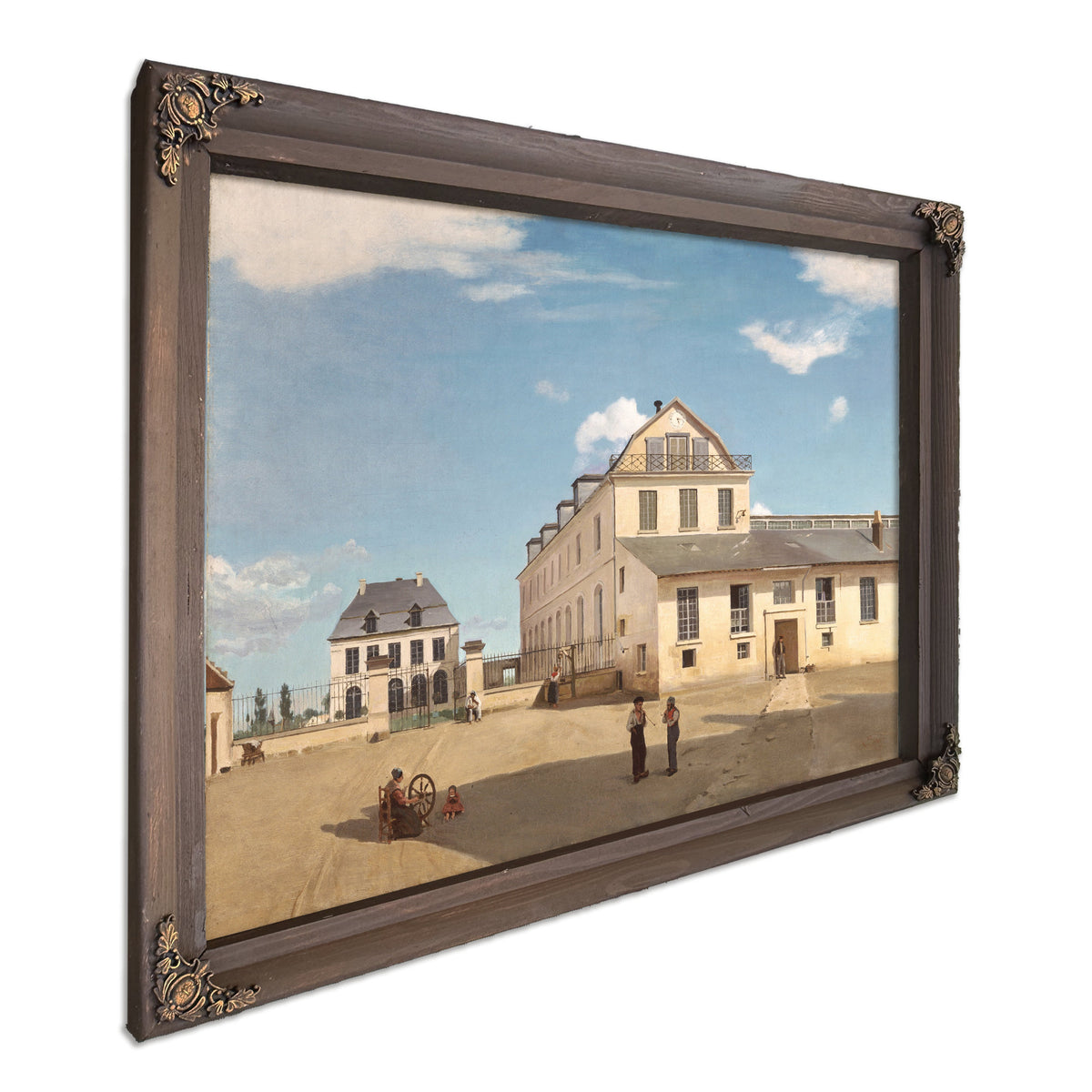 House Factory Monsieur Henry By Camille Corot