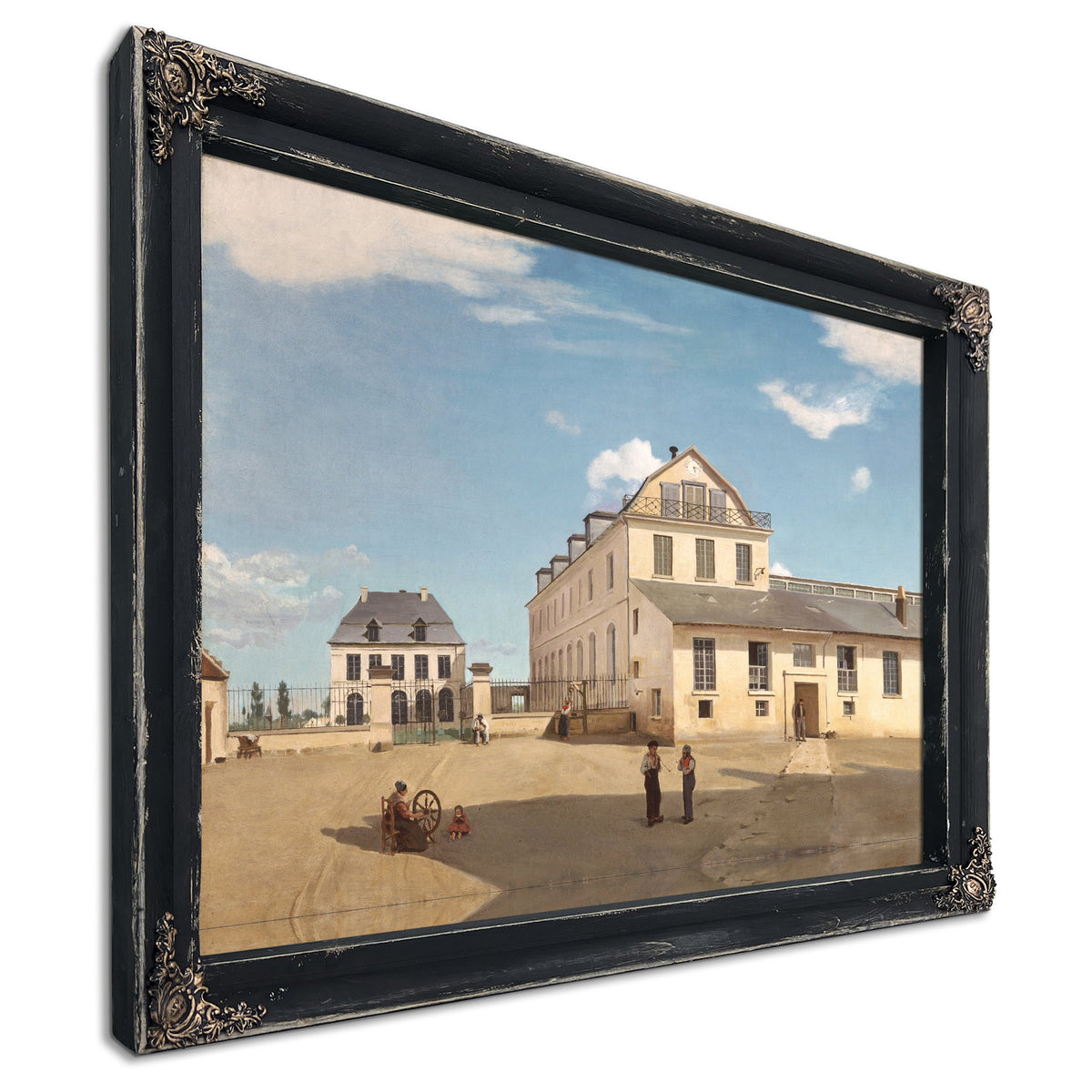 House Factory Monsieur Henry By Camille Corot