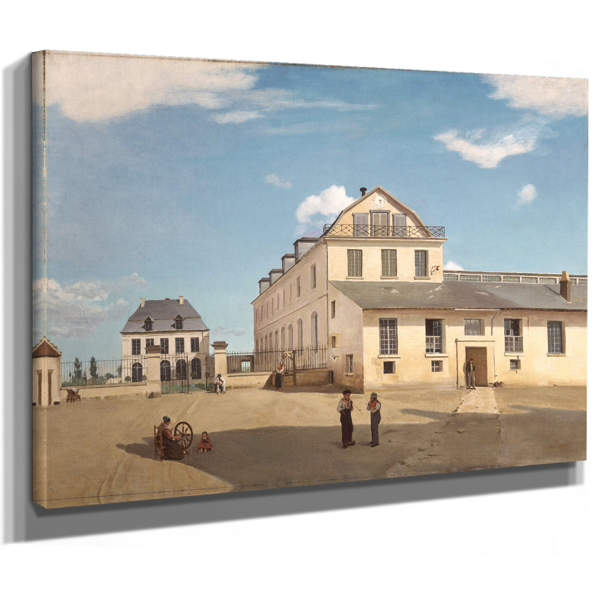 House Factory Monsieur Henry By Camille Corot