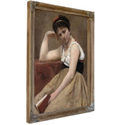 Interrupted Reading By Camille Corot