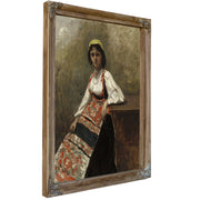 Italian Woman la Morieri By Camille Corot