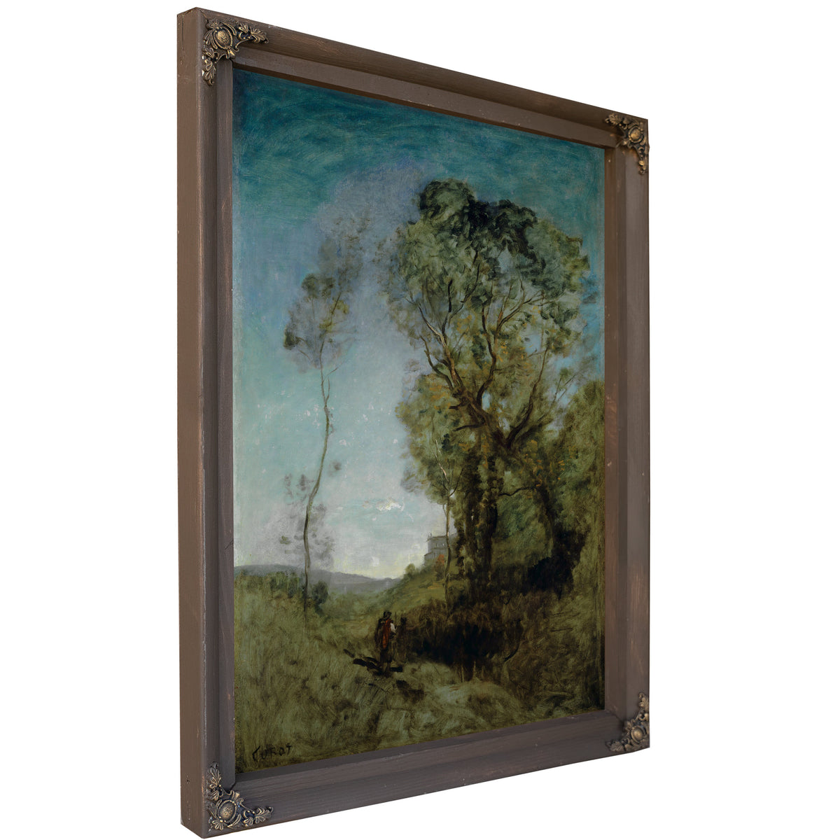 Italienische Villa Hinter Pinien By Camille Corot