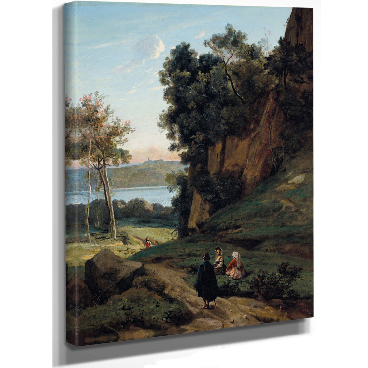 Italiens Dalbano By Camille Corot
