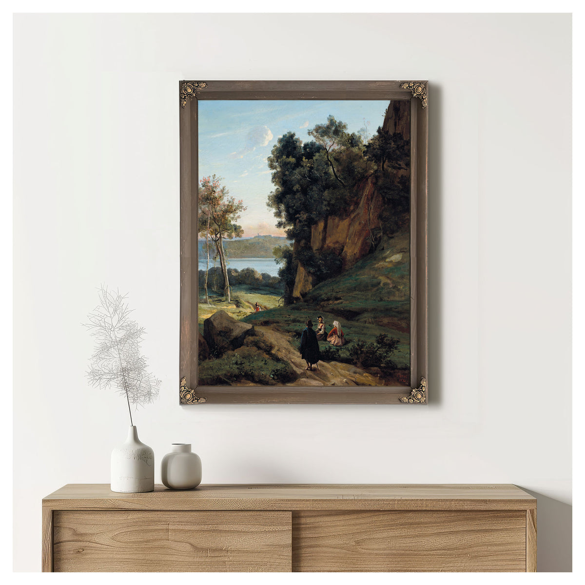 Italiens Dalbano By Camille Corot