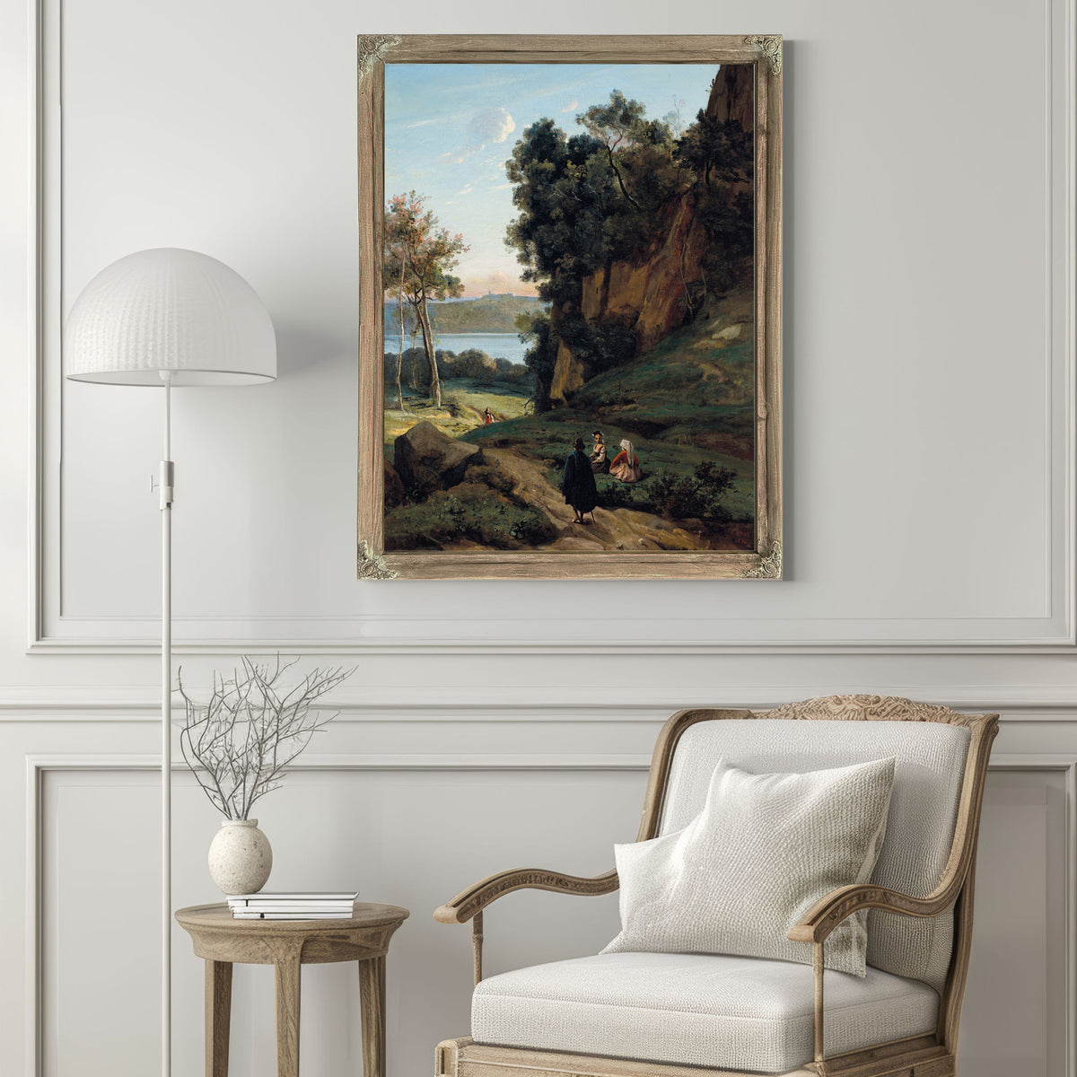 Italiens Dalbano By Camille Corot
