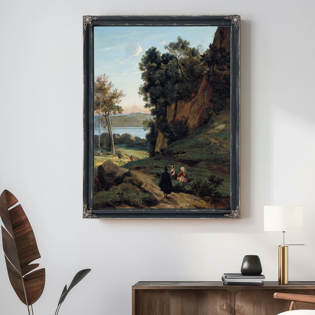 Italiens Dalbano By Camille Corot