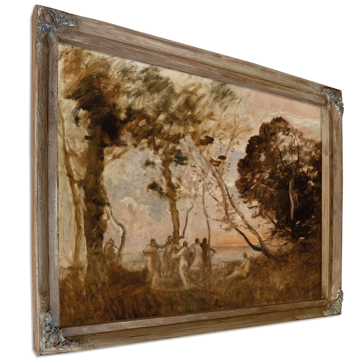 La Danse Des Nymphes By Camille Corot