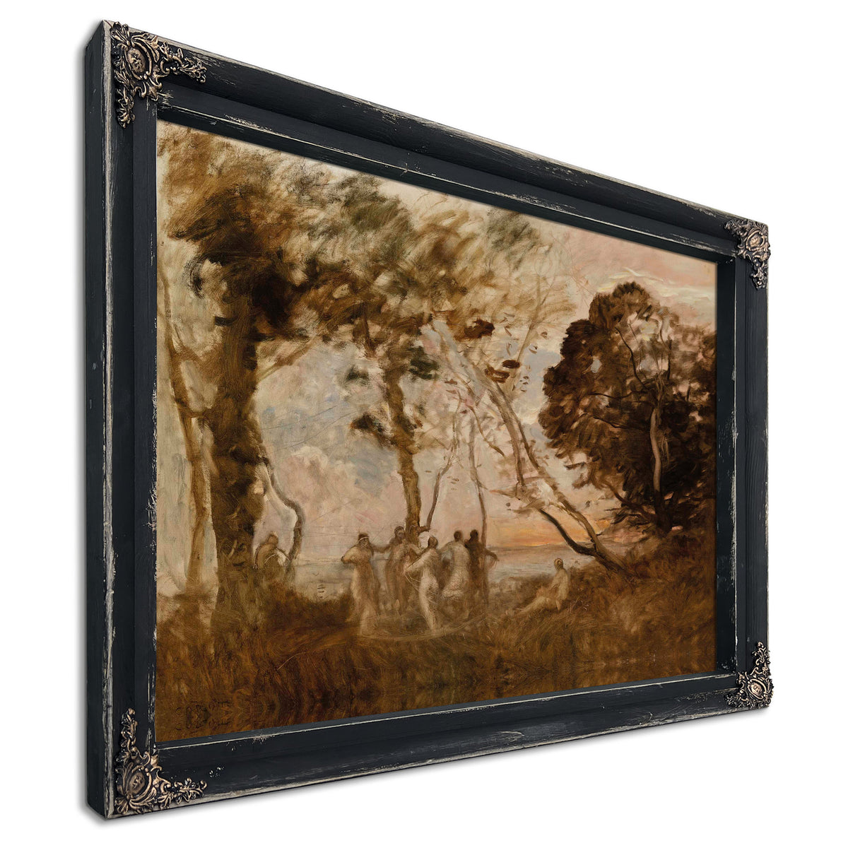La Danse Des Nymphes By Camille Corot