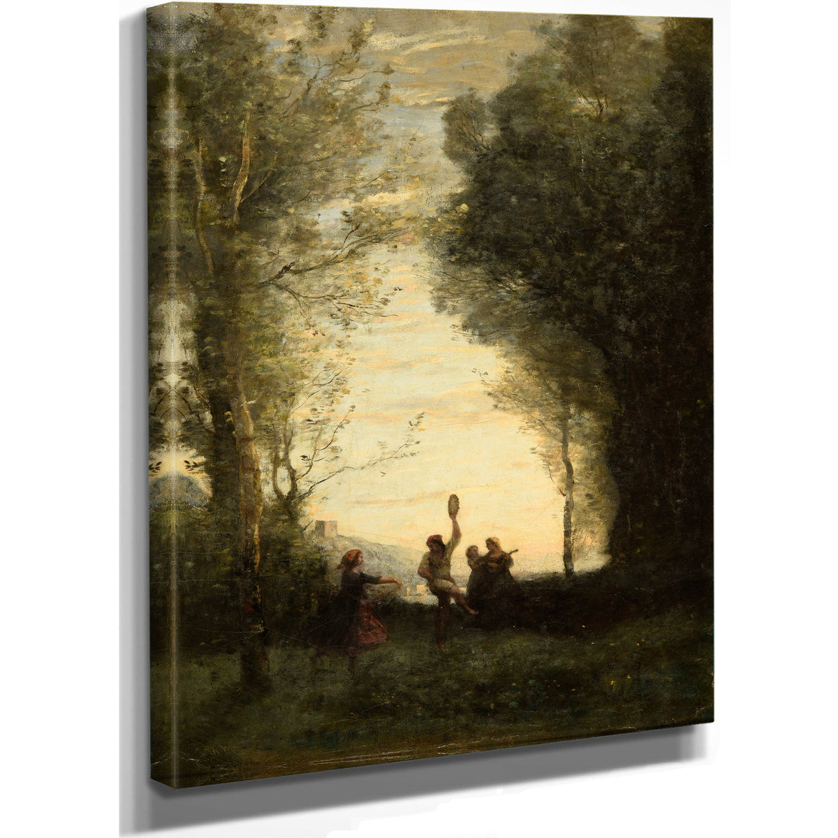 La Danse Italienne By Camille Corot