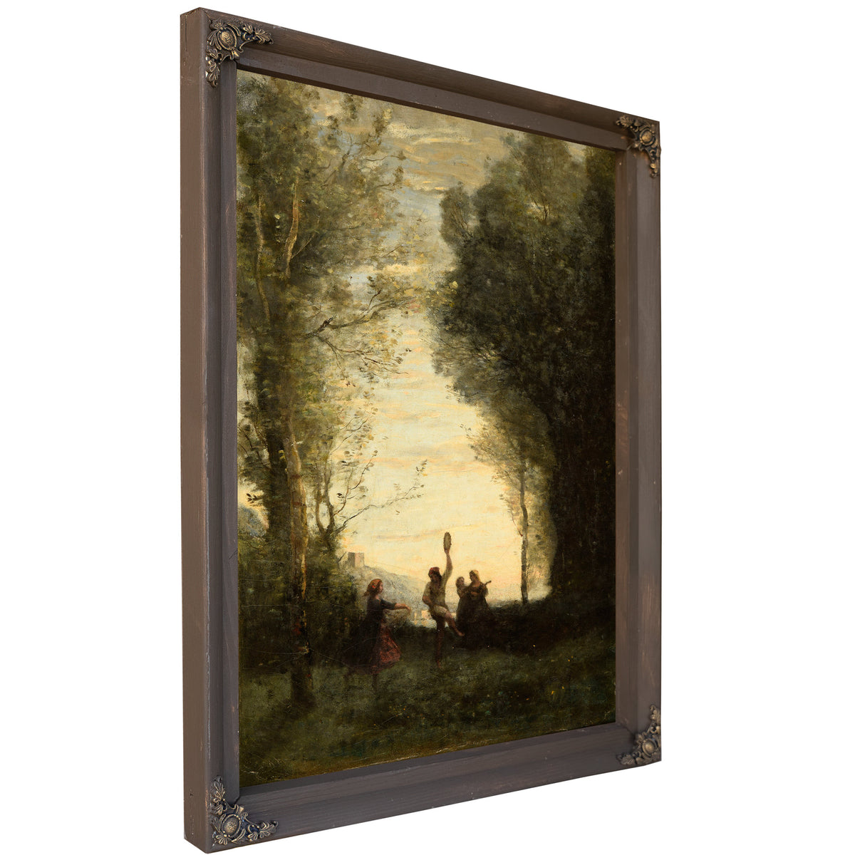 La Danse Italienne By Camille Corot