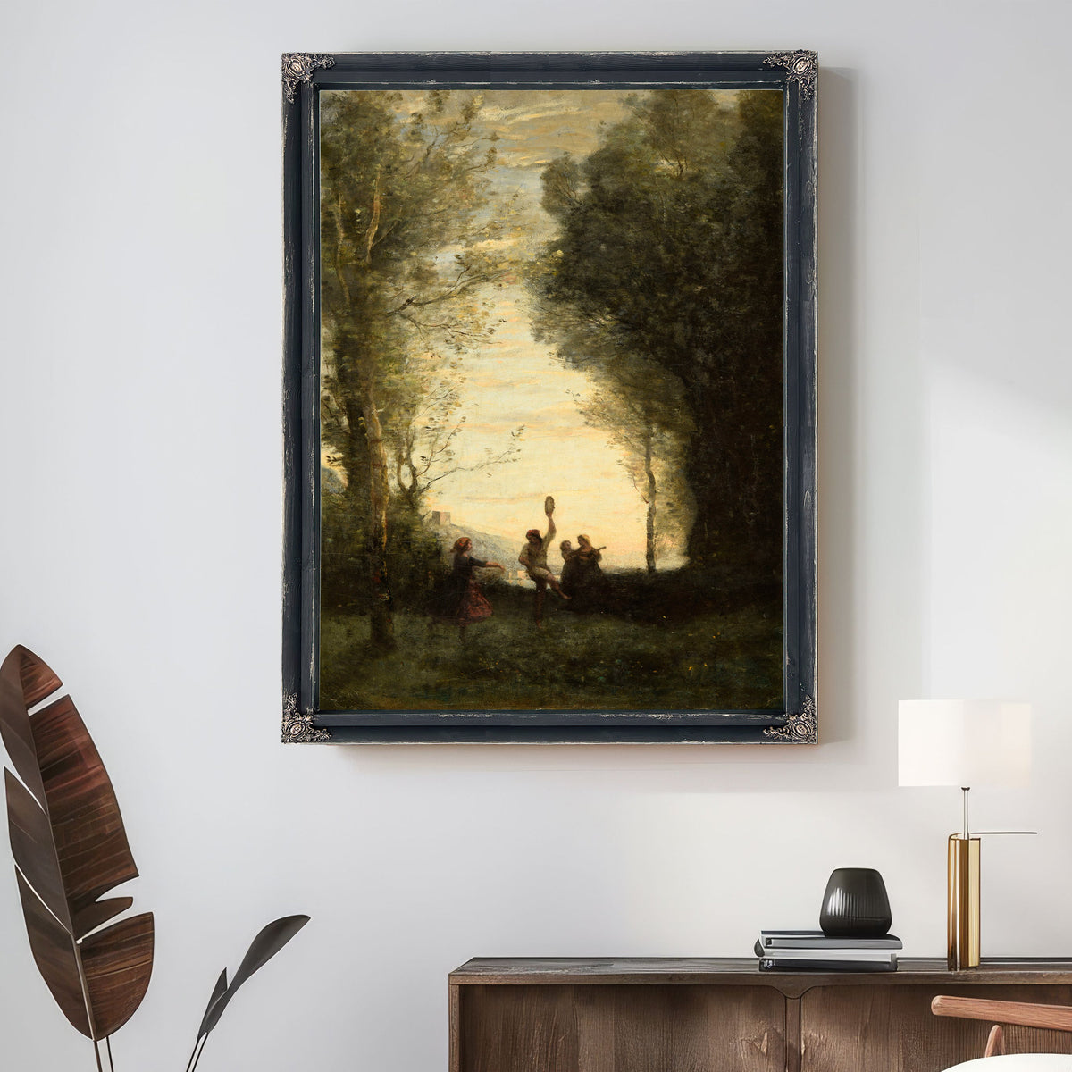 La Danse Italienne By Camille Corot