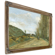 La Route de Gouvieux Pres de Chantilly By Camille Corot