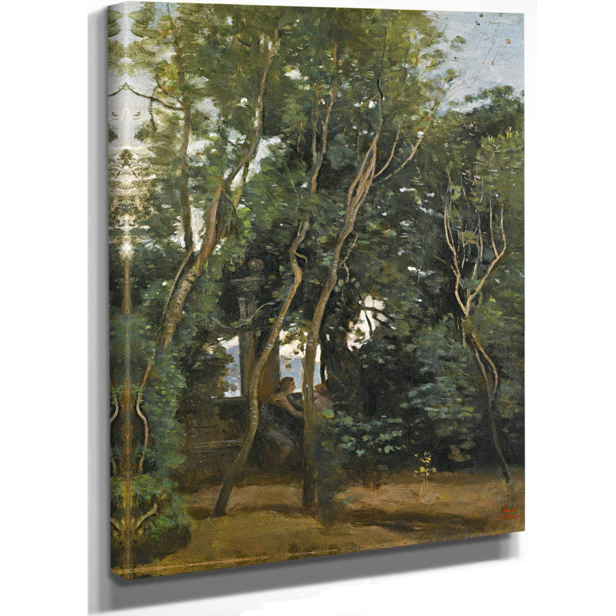 Le Matin Sous Les Arbres By Camille Corot