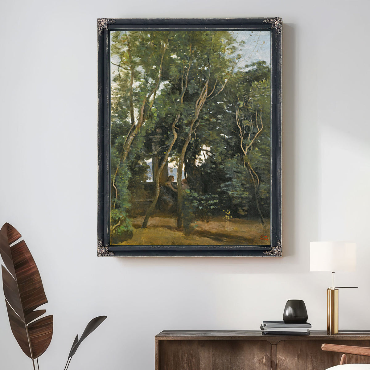 Le Matin Sous Les Arbres By Camille Corot