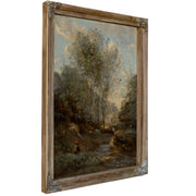 Le Vallon Des Chevres Souvenir du Lac By Camille Corot