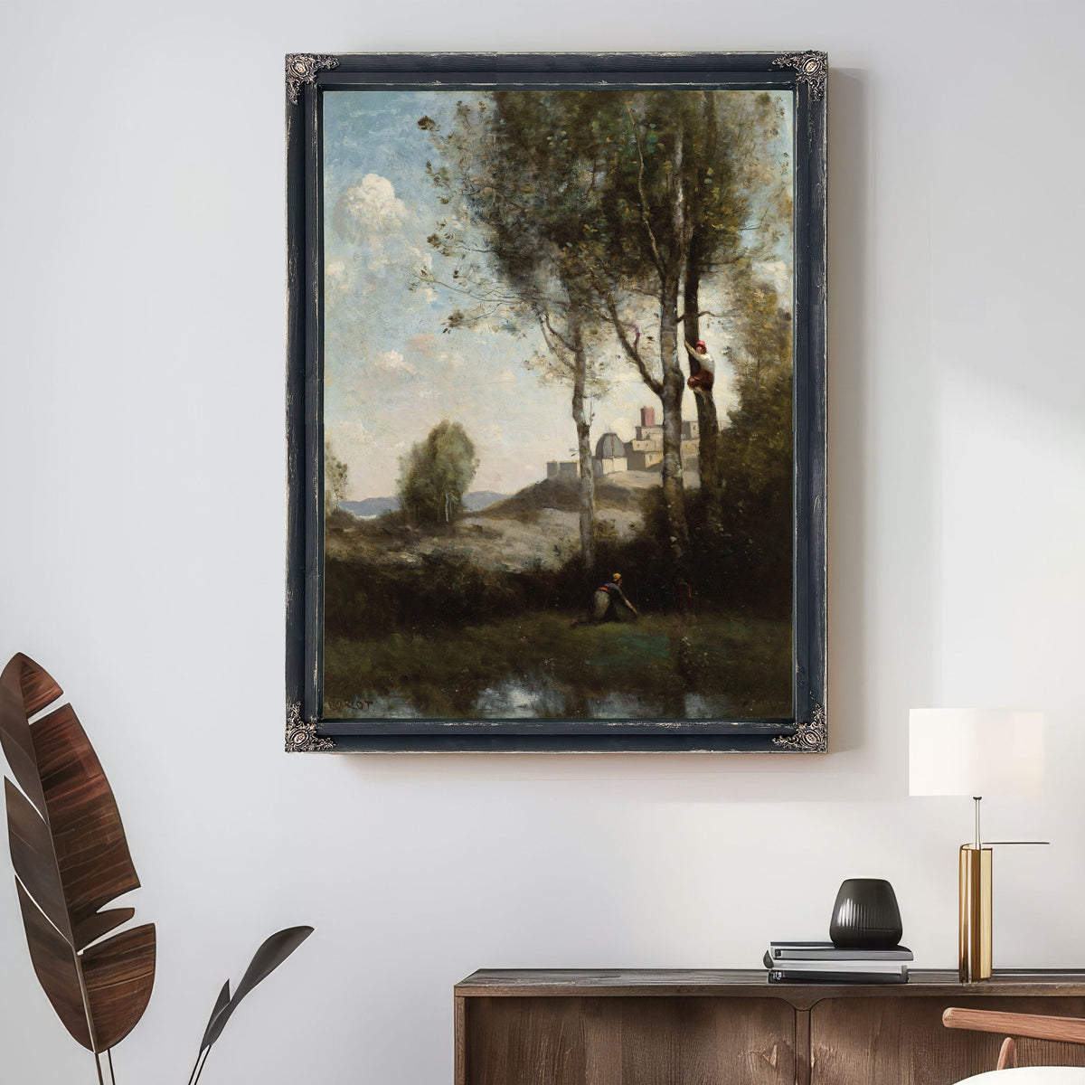 Les Denicheurs Toscans By Camille Corot
