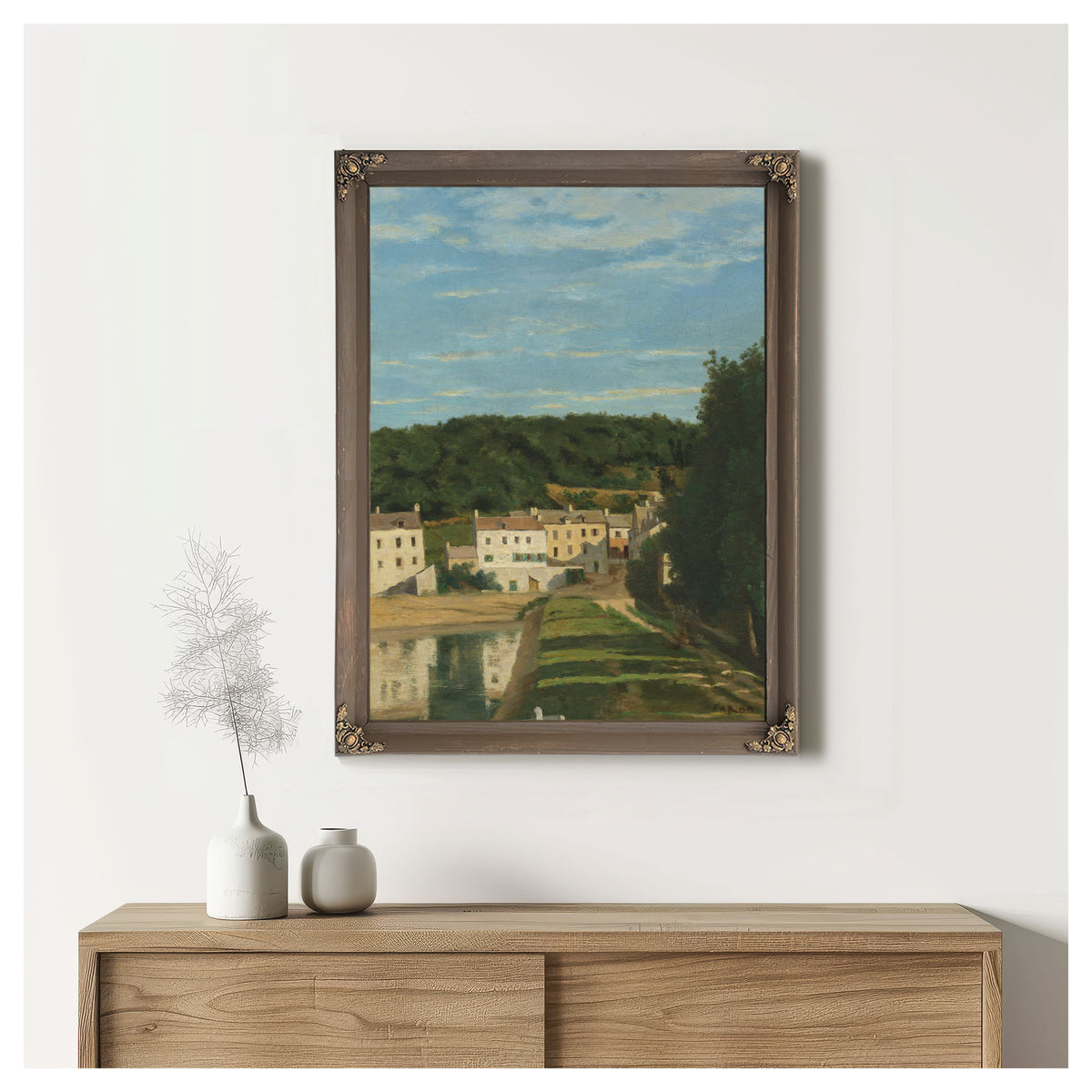 Les Maisons Cabassud Ville Davray By Camille Corot