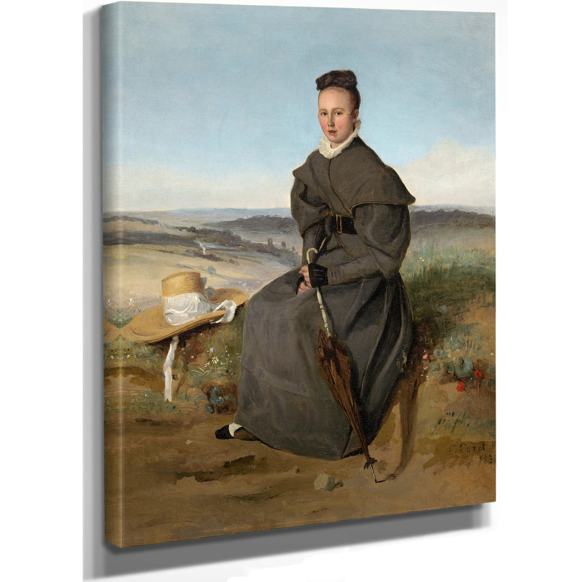 Louise Harduin By Camille Corot