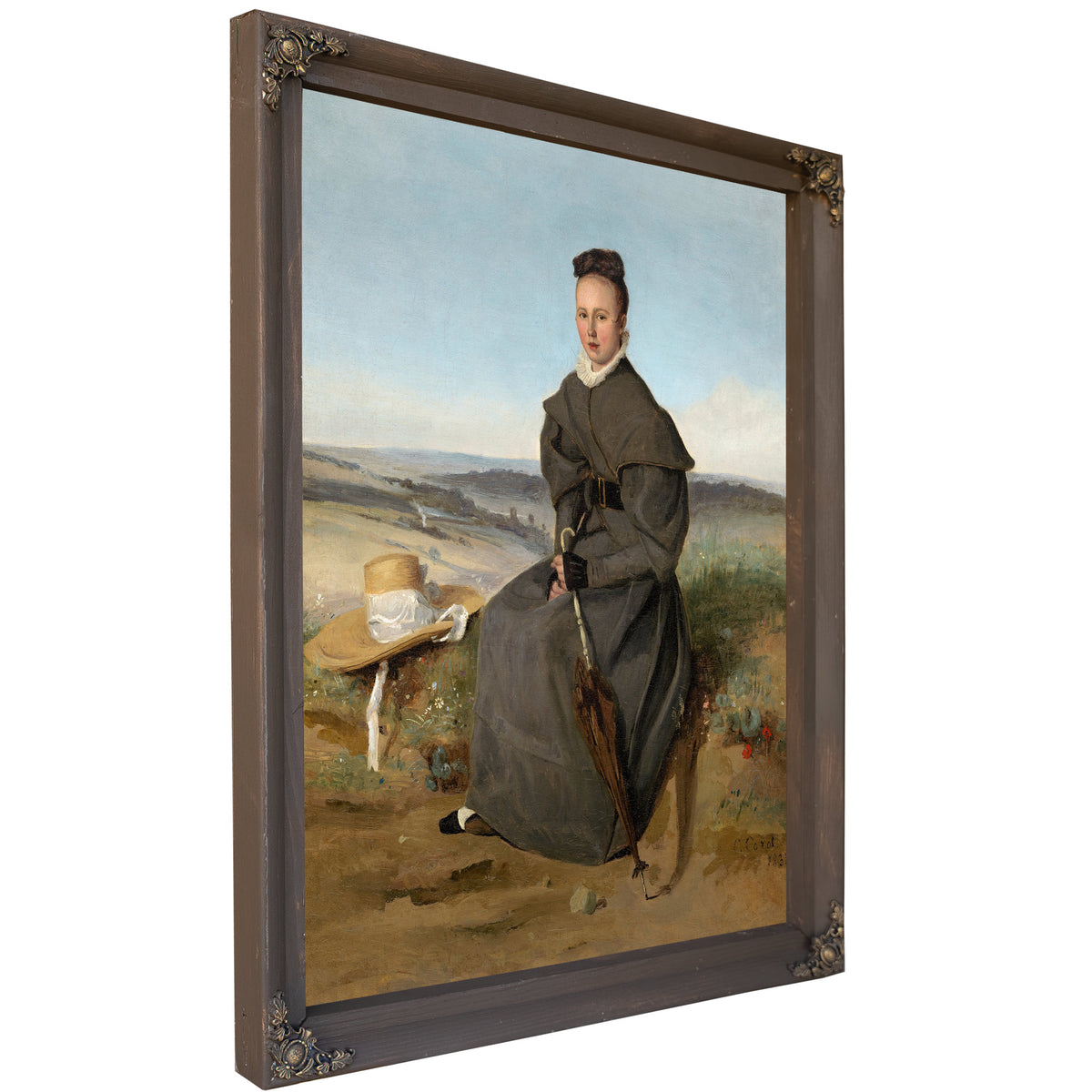 Louise Harduin By Camille Corot