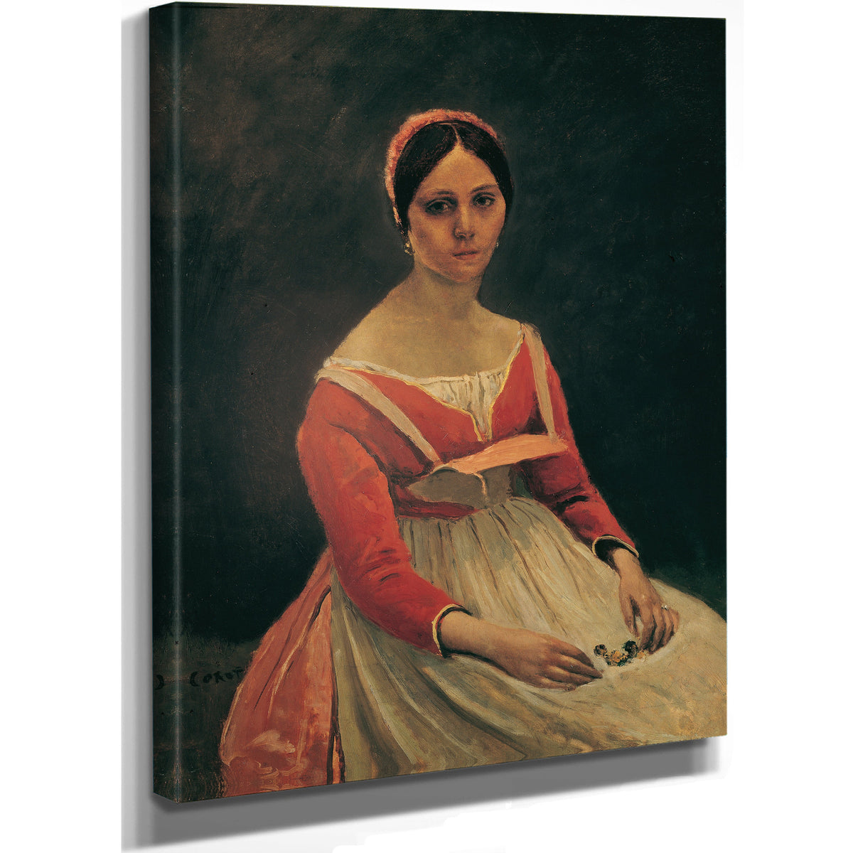 Madame Legois By Camille Corot