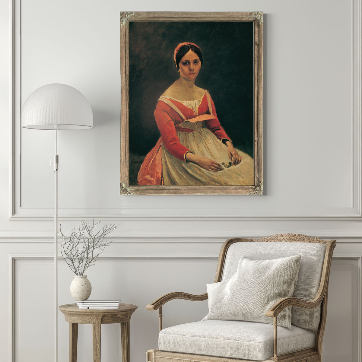 Madame Legois By Camille Corot