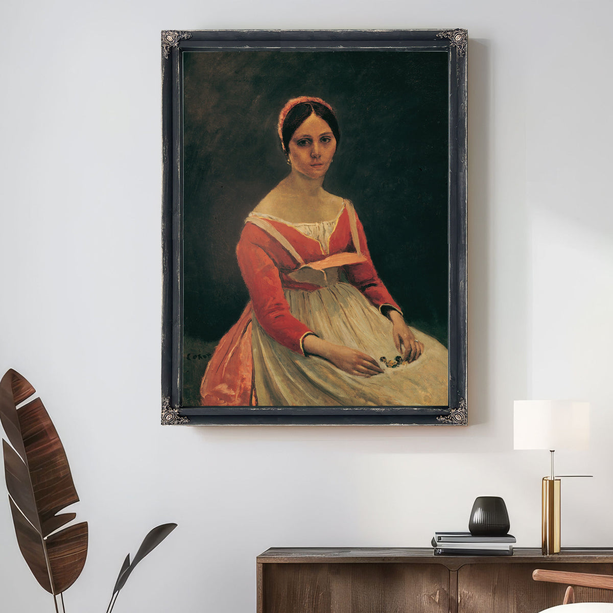 Madame Legois By Camille Corot