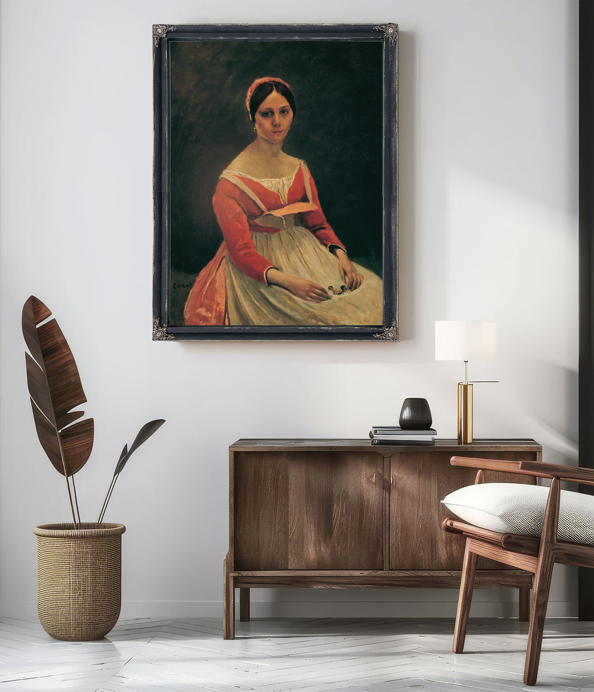 Madame Legois By Camille Corot