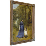 Madame Stumpf Her Daughter By Camille Corot